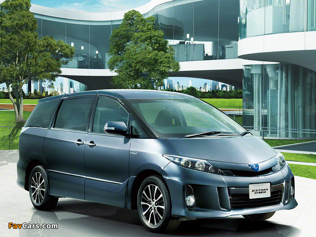 Images of Toyota Estima Hybrid Aeras 2012 (640 x 480)