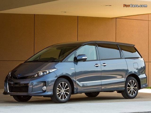 Images of Toyota Estima Hybrid Aeras 2012 (640 x 480)