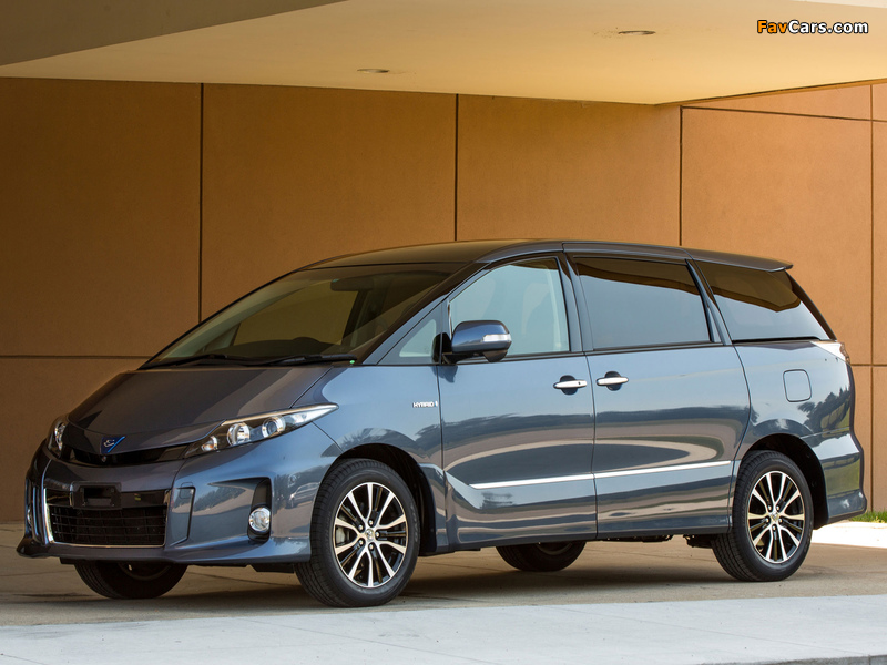 Images of Toyota Estima Hybrid Aeras 2012 (800 x 600)