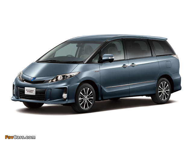 Photos of Toyota Estima Hybrid Aeras 2012 (640 x 480)