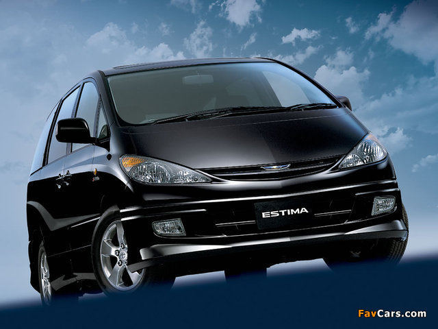 Toyota Estima Aeras 2000–03 pictures (640 x 480)