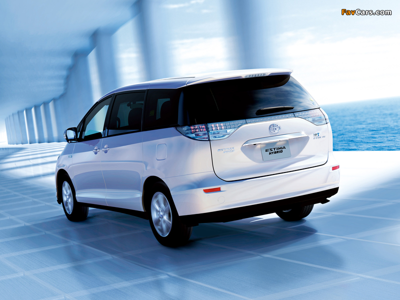Toyota Estima Hybrid 2006–08 images (800 x 600)