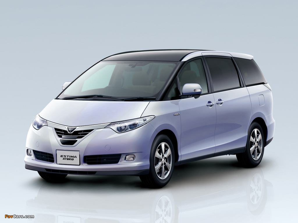 Toyota Estima Hybrid 2006–08 photos (1024 x 768)