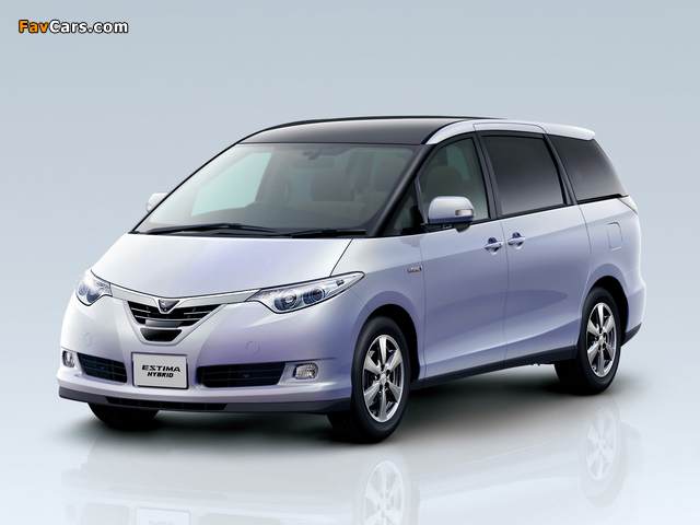 Toyota Estima Hybrid 2006–08 photos (640 x 480)
