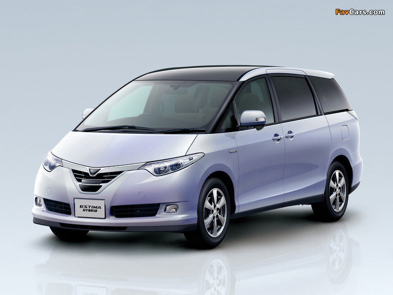 Toyota Estima Hybrid 2006–08 photos (800 x 600)