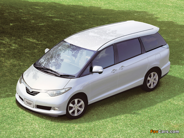 Toyota Estima Hybrid 2006–08 wallpapers (640 x 480)