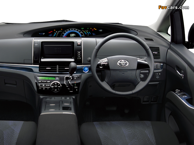 Toyota Estima Hybrid Aeras 2012 images (640 x 480)