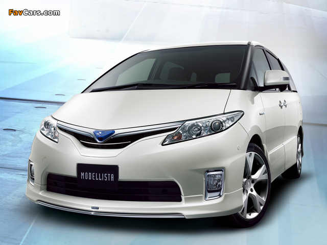 Modellista Toyota Estima Hybrid 2012 photos (640 x 480)