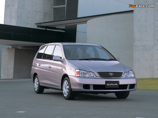 Toyota Gaia (M10) 1998–2004 images (640 x 480)