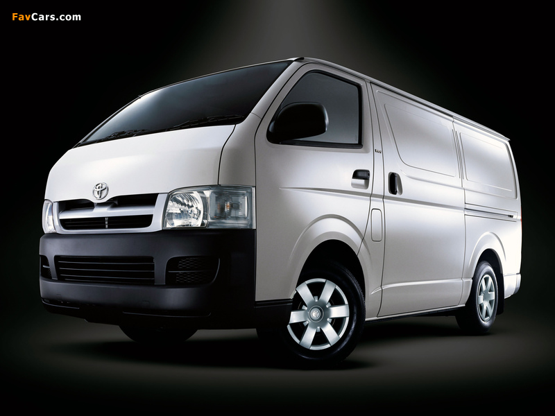 Images of Toyota Hiace LWB Van AU-spec 2004–10 (800 x 600)