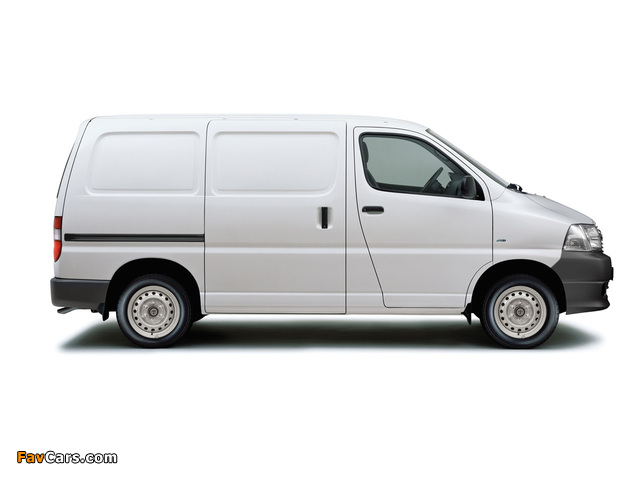 Images of Toyota Hiace Van 2006–09 (640 x 480)