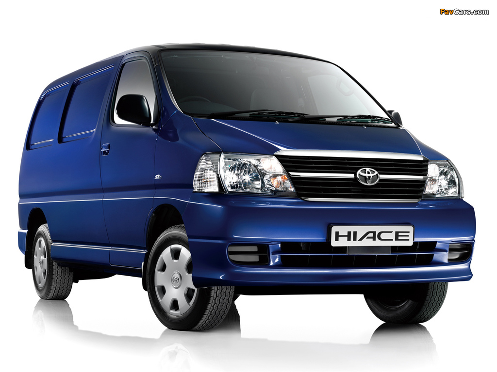 Images of Toyota Hiace Van UK-spec 2009 (1024 x 768)