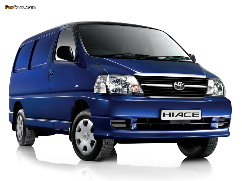 Images of Toyota Hiace Van UK-spec 2009 (800 x 600)