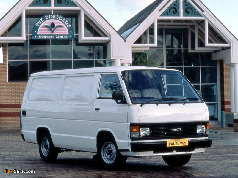 Photos of Toyota Hiace Panel Van ZA-spec 1982–89 (800 x 600)