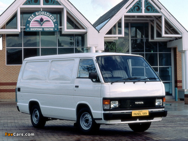 Photos of Toyota Hiace Panel Van ZA-spec 1982–89 (640 x 480)