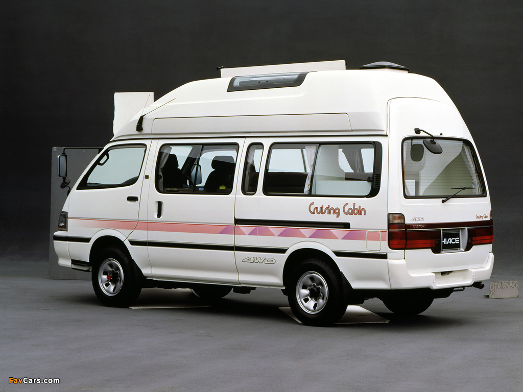 Photos of Toyota Hiace Cruising Cabin High Roof 1993–99 (1024 x 768)