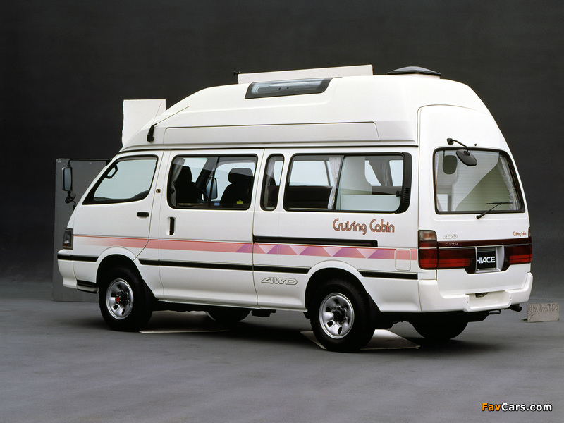 Photos of Toyota Hiace Cruising Cabin High Roof 1993–99 (800 x 600)
