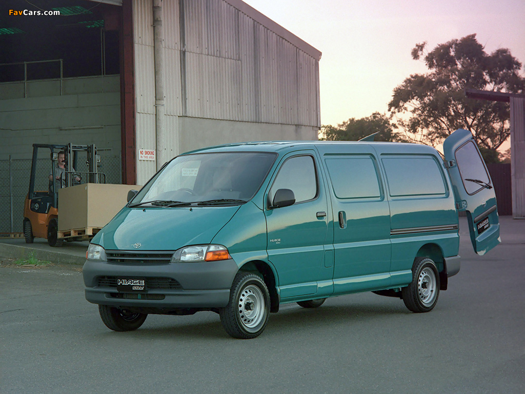 Photos of Toyota Hiace SBV Van AU-spec 1995–2006 (1024 x 768)