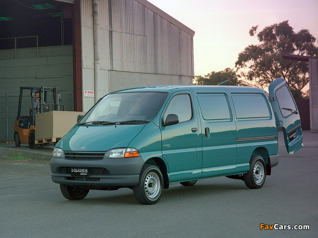 Photos of Toyota Hiace SBV Van AU-spec 1995–2006 (640 x 480)
