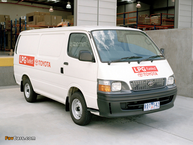 Photos of Toyota Hiace Van AU-spec 1996–99 (640 x 480)