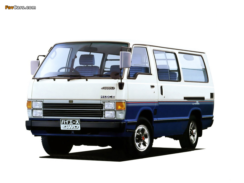 Pictures of Toyota Hiace Super GL 4WD JP-spec 1982–89 (800 x 600)
