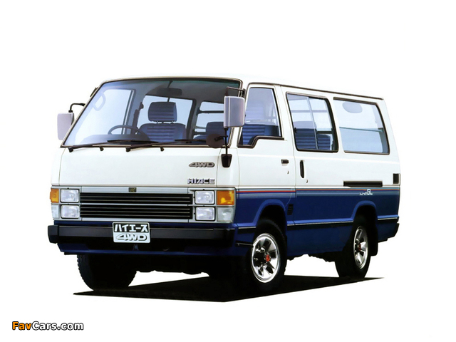 Pictures of Toyota Hiace Super GL 4WD JP-spec 1982–89 (640 x 480)