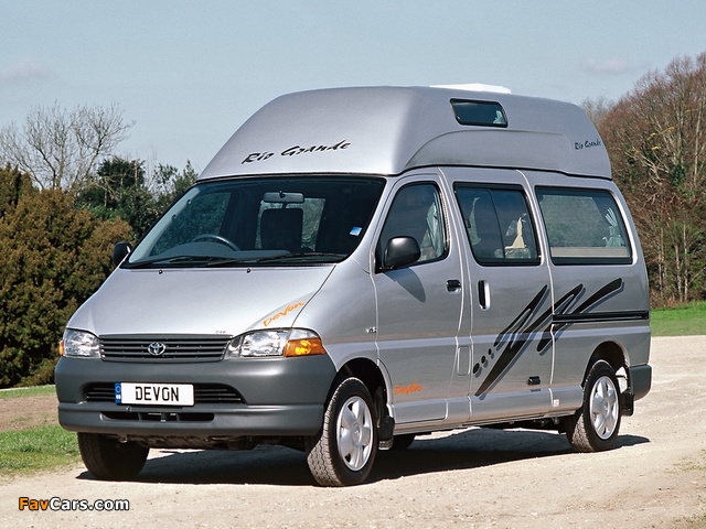 Pictures of Toyota Hiace Devon Rio Grande UK-spec 1995–2006 (640 x 480)