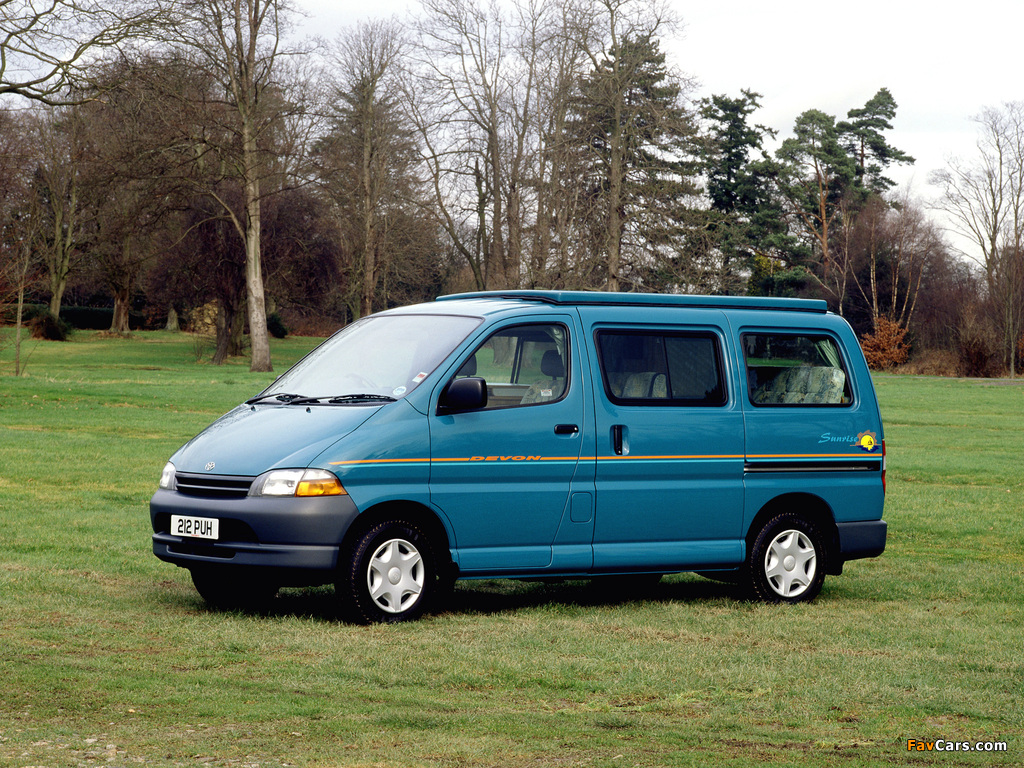 Pictures of Toyota Hiace Devon Sunrise UK-spec 1995–2006 (1024 x 768)