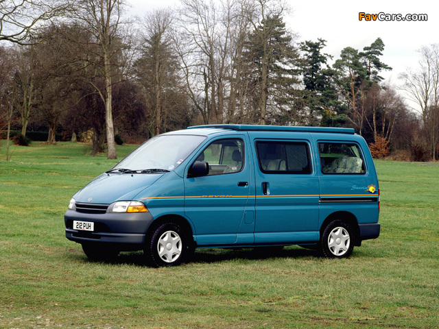 Pictures of Toyota Hiace Devon Sunrise UK-spec 1995–2006 (640 x 480)