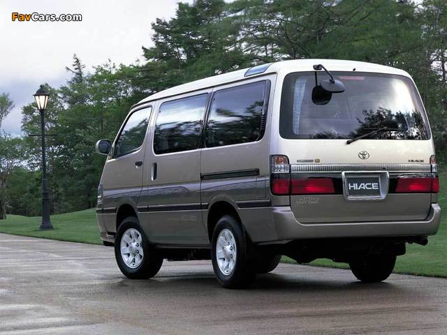 Pictures of Toyota Hiace JP-spec 1999–2004 (640 x 480)