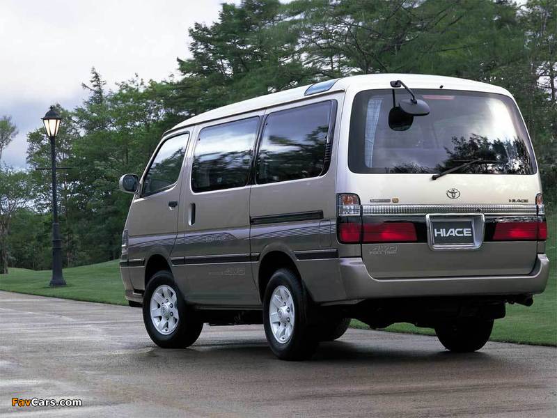 Pictures of Toyota Hiace JP-spec 1999–2004 (800 x 600)