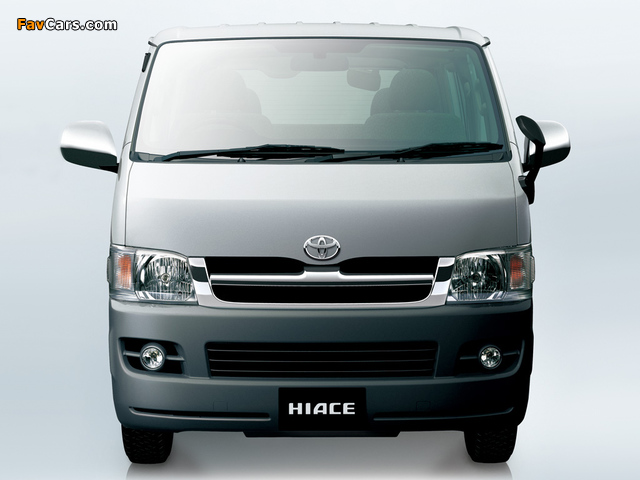 Pictures of Toyota Hiace Van JP-spec 2004–10 (640 x 480)