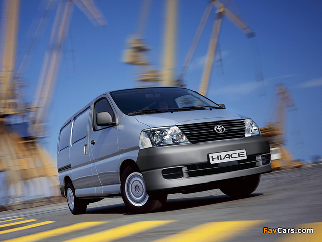 Pictures of Toyota Hiace Van 2006–09 (640 x 480)