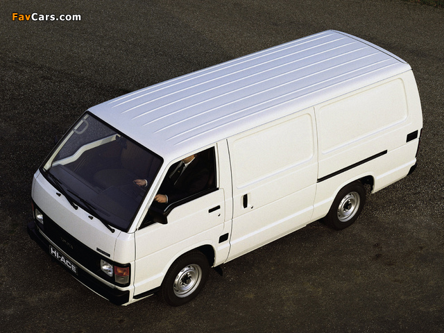 Toyota Hiace Van 1982–89 images (640 x 480)