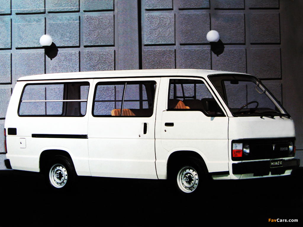 Toyota Hiace Combi 1982–89 wallpapers (1024 x 768)