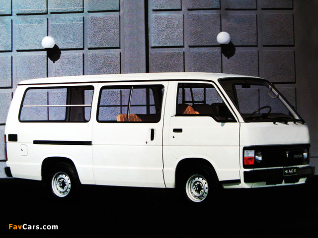 Toyota Hiace Combi 1982–89 wallpapers (640 x 480)