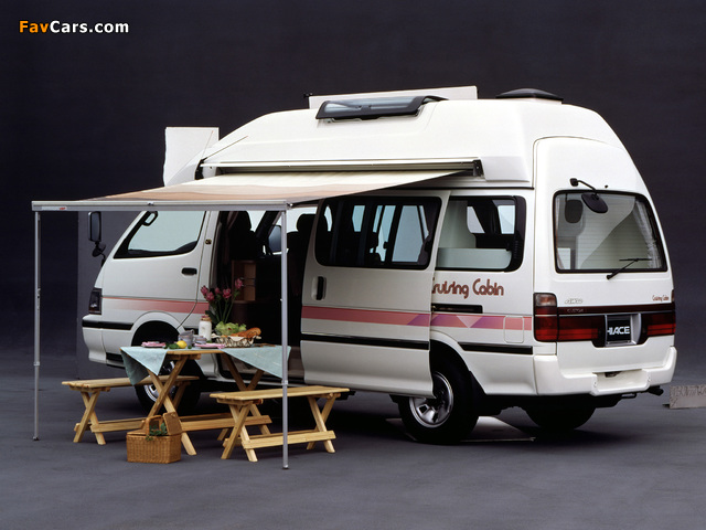 Toyota Hiace Cruising Cabin High Roof 1993–99 wallpapers (640 x 480)