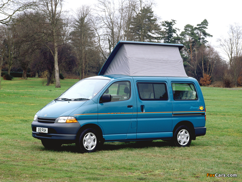 Toyota Hiace Devon Sunrise UK-spec 1995–2006 photos (800 x 600)