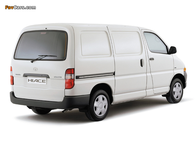 Toyota Hiace Van 1995–2006 pictures (640 x 480)