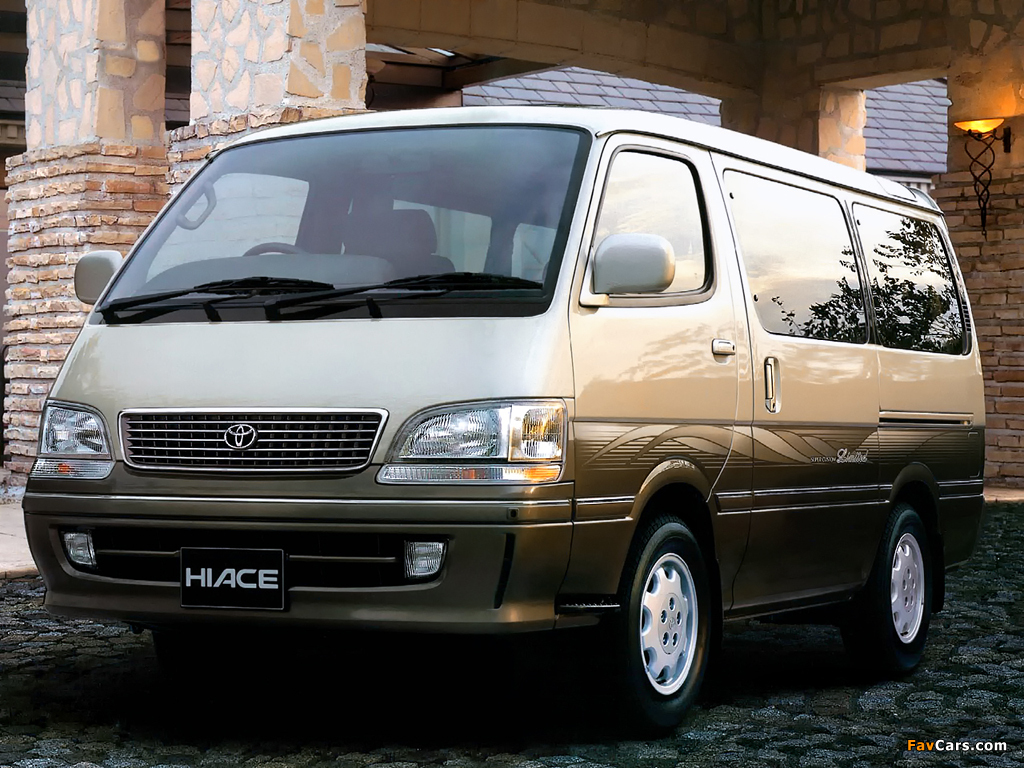 Toyota Hiace JP-spec 1996–99 images (1024 x 768)