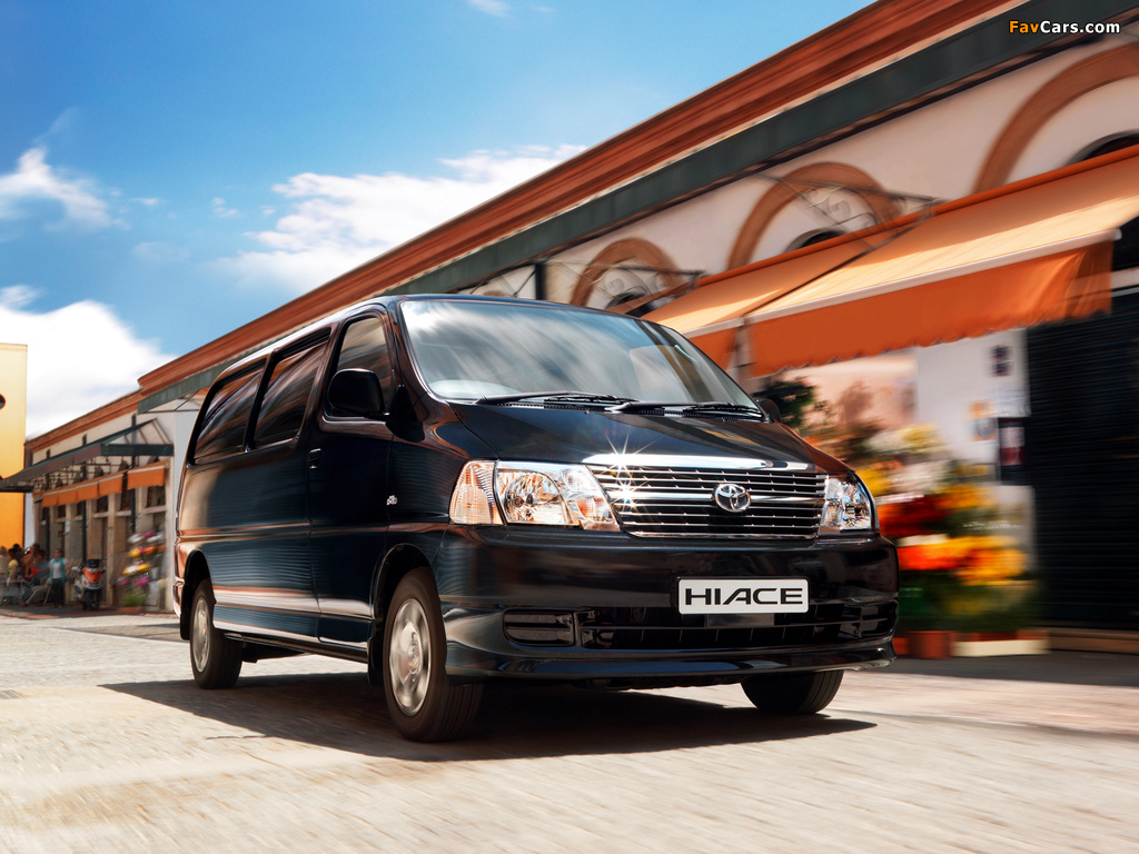 Toyota Hiace Van UK-spec 2009 wallpapers (1024 x 768)