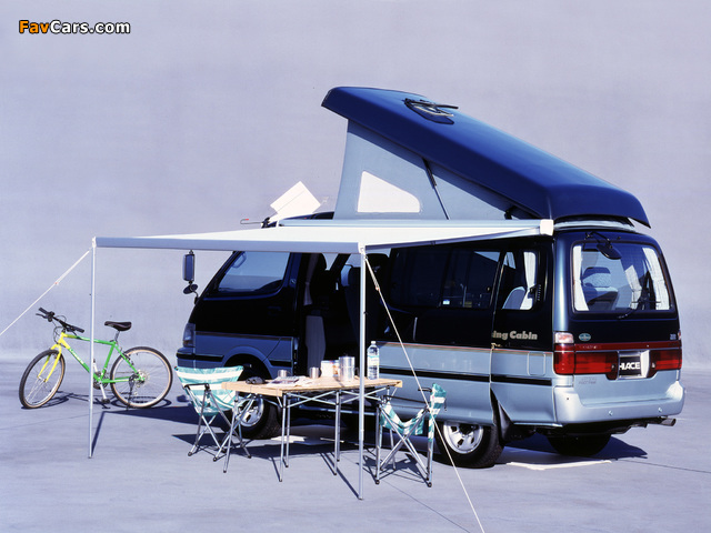 Toyota Hiace Cruising Cabin Standard Roof 1993–99 wallpapers (640 x 480)