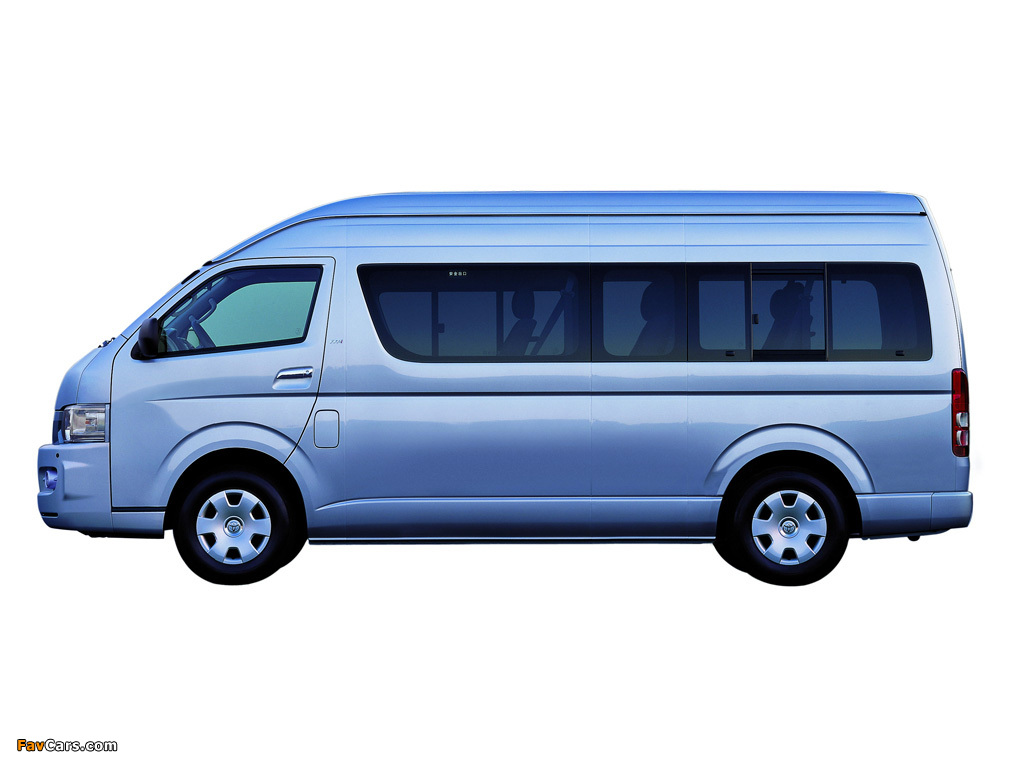 Toyota Hiace Combi High Roof 2004–10 wallpapers (1024 x 768)