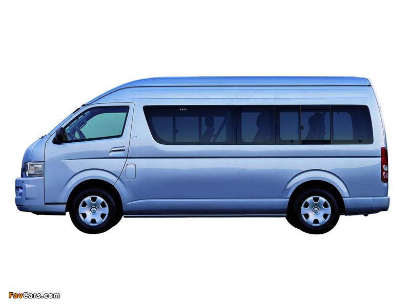 Toyota Hiace Combi High Roof 2004–10 wallpapers (800 x 600)