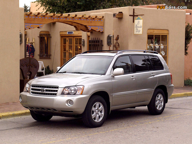 Images of Toyota Highlander 2001–03 (640 x 480)