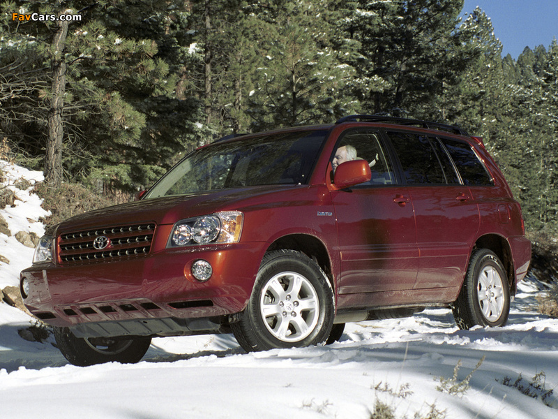 Images of Toyota Highlander 2001–03 (800 x 600)