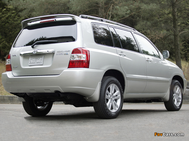 Images of Toyota Highlander Hybrid 2005–07 (640 x 480)