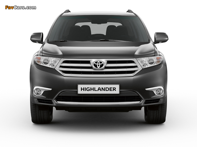 Images of Toyota Highlander EU-spec (XU40) 2010 (640 x 480)