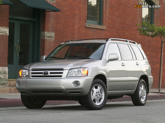 Photos of Toyota Highlander 2003–07 (640 x 480)