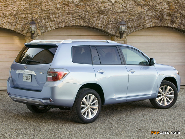 Photos of Toyota Highlander Hybrid 2007–10 (640 x 480)